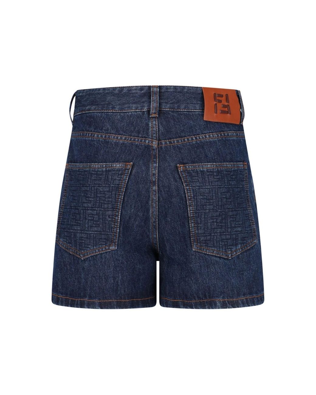 Fendi Blue Denim Shorts
