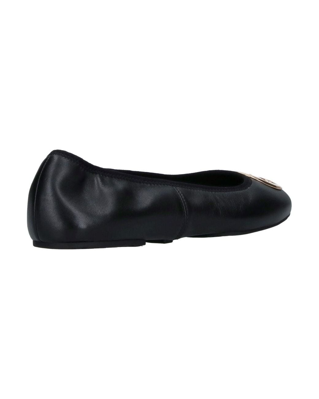 Tory Burch Black “Reva” Ballerinas
