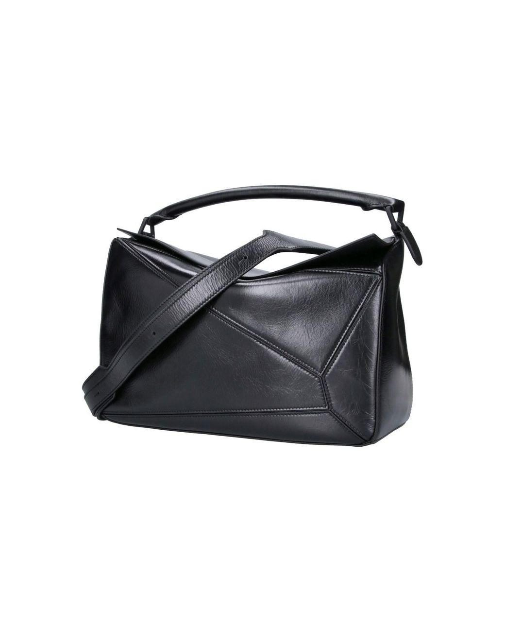 Loewe Blue Large Shoulder Bag "Puzzle" for men