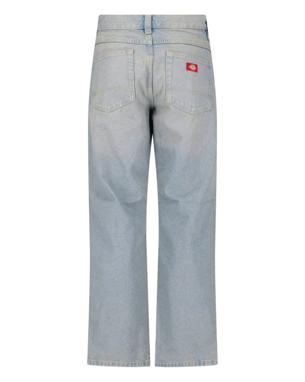 Dickies Gray Relaxed Straight-Leg Jeans for men