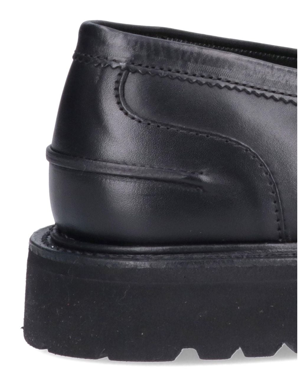 Tricker's Black 'Penny' Loafers for men