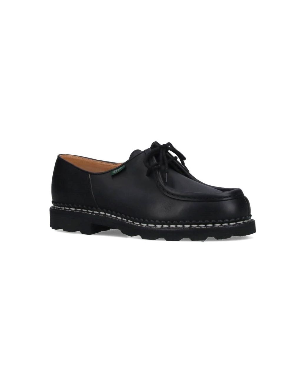 Paraboot Black Michael Derby Shoes for men
