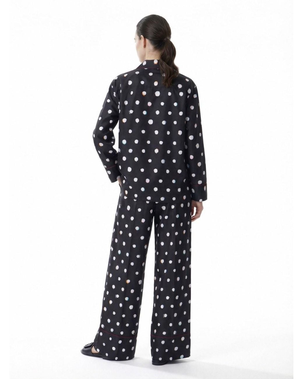 Fendi Blue 'Falena' Wide Pants