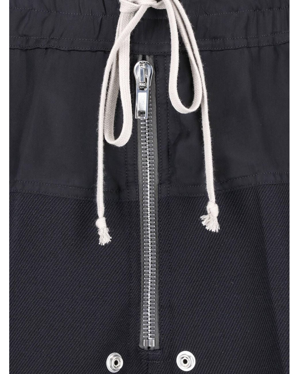 Rick Owens Blue Pants "Wide Bela" for men