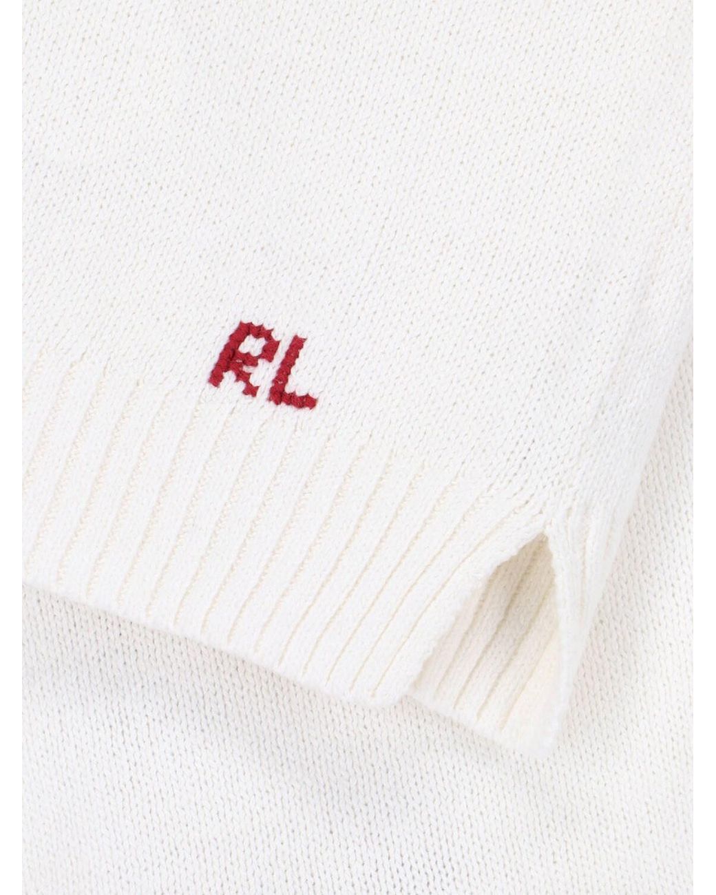 Polo Ralph Lauren White Sweaters Linen