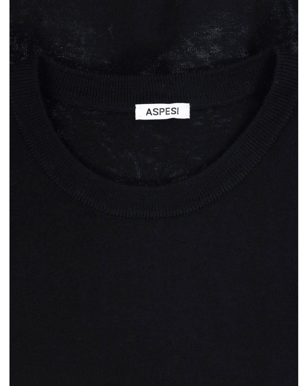 Aspesi Blue Sheer Long Sleeve Top