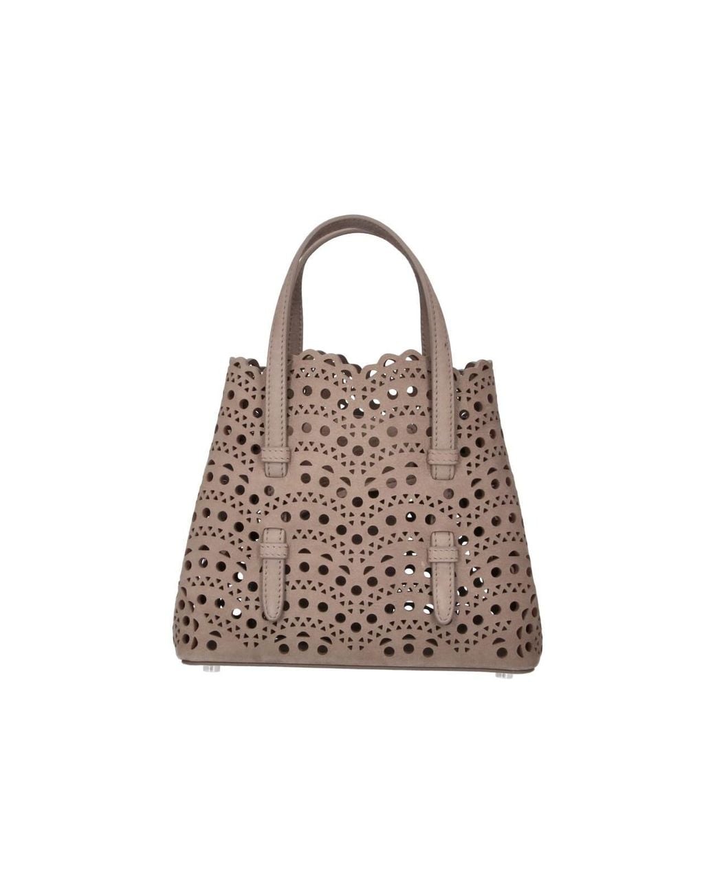 Alaïa Gray Handbag "Mina 20"