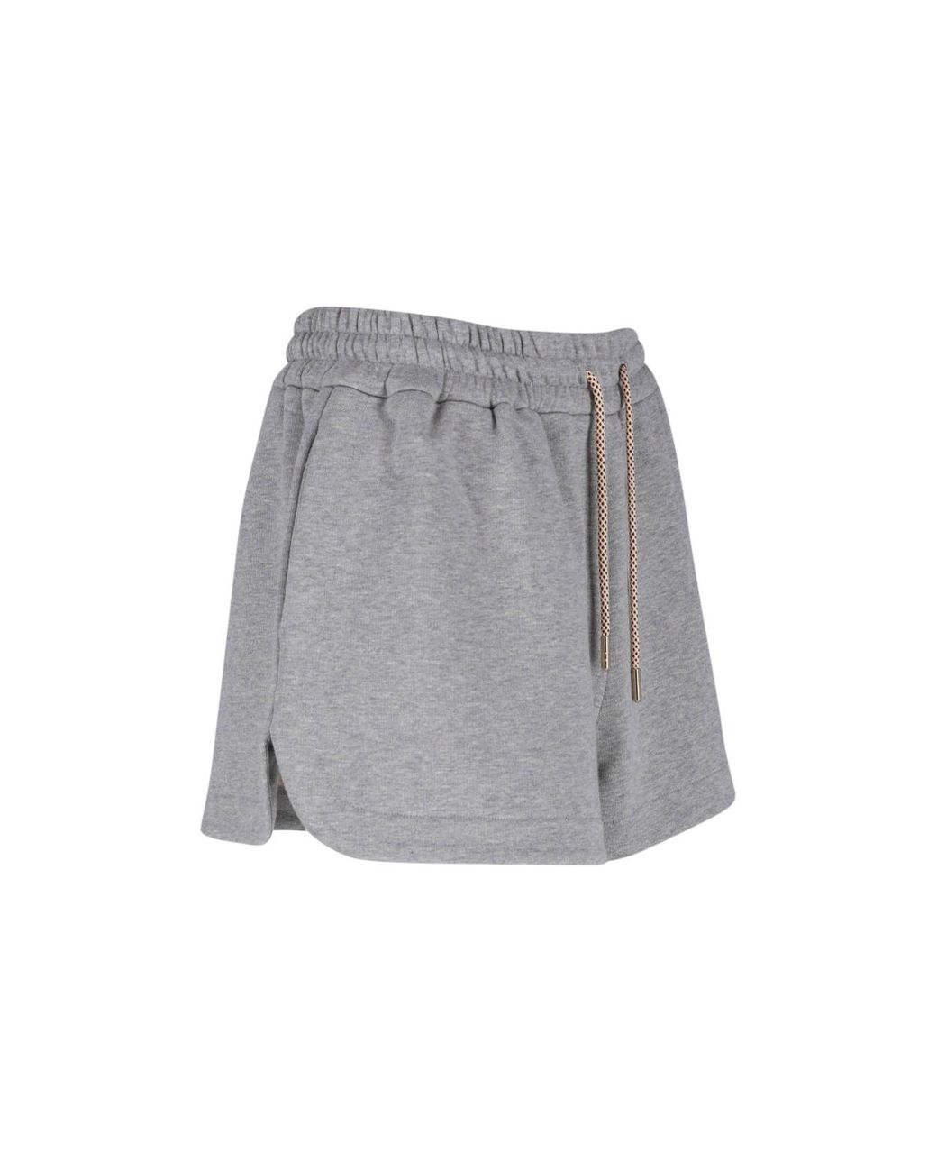 Fendi Gray Jersey Shorts