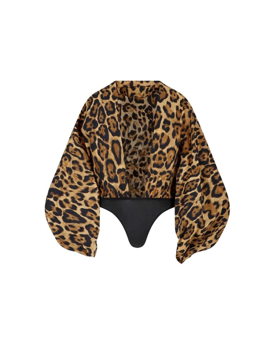 Alaïa Multicolor Animal Print Bodysuit