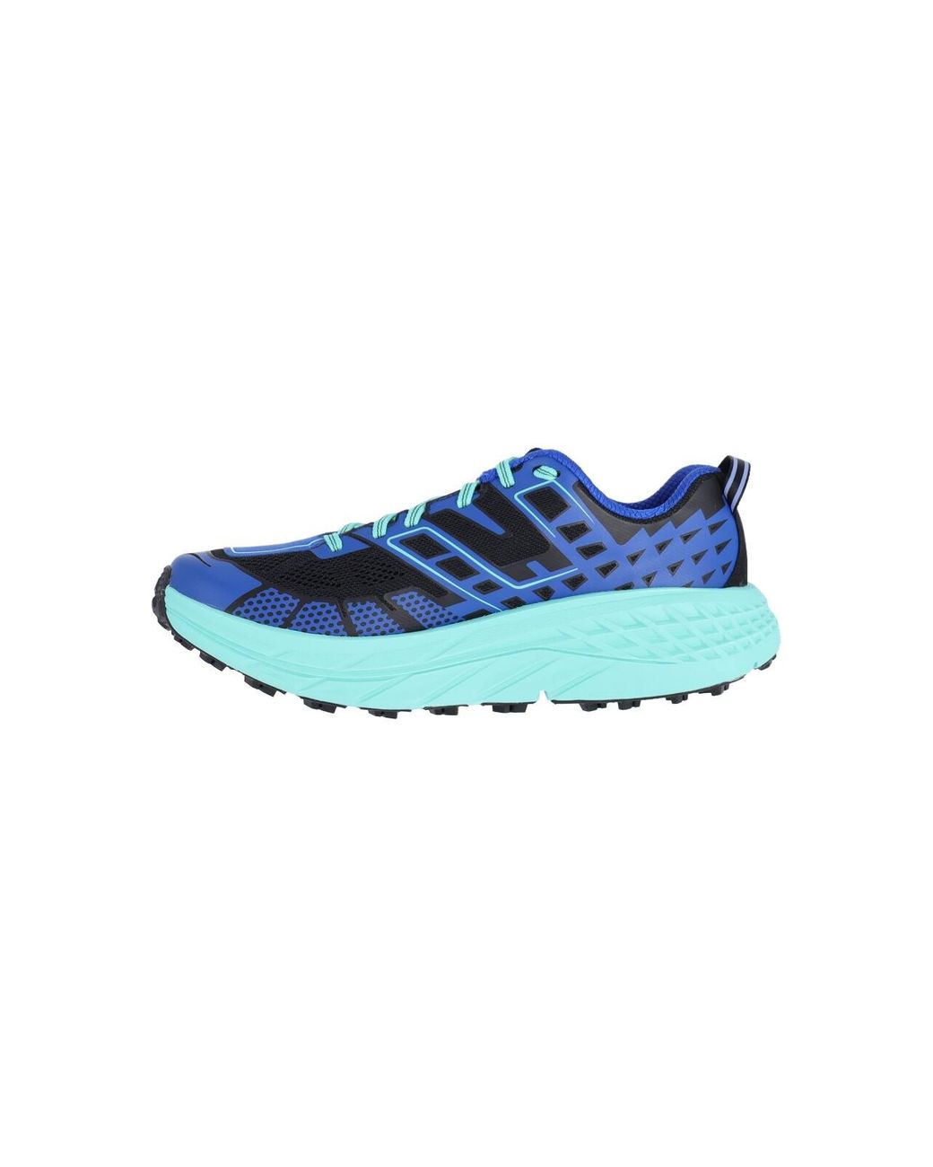 Hoka One One Blue Sneakers Fabric