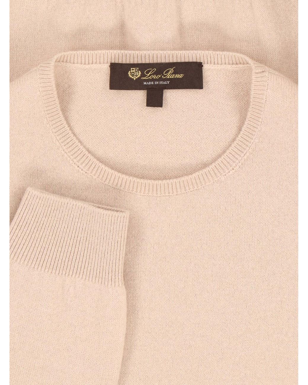 Loro Piana Natural Cashmere Sweater