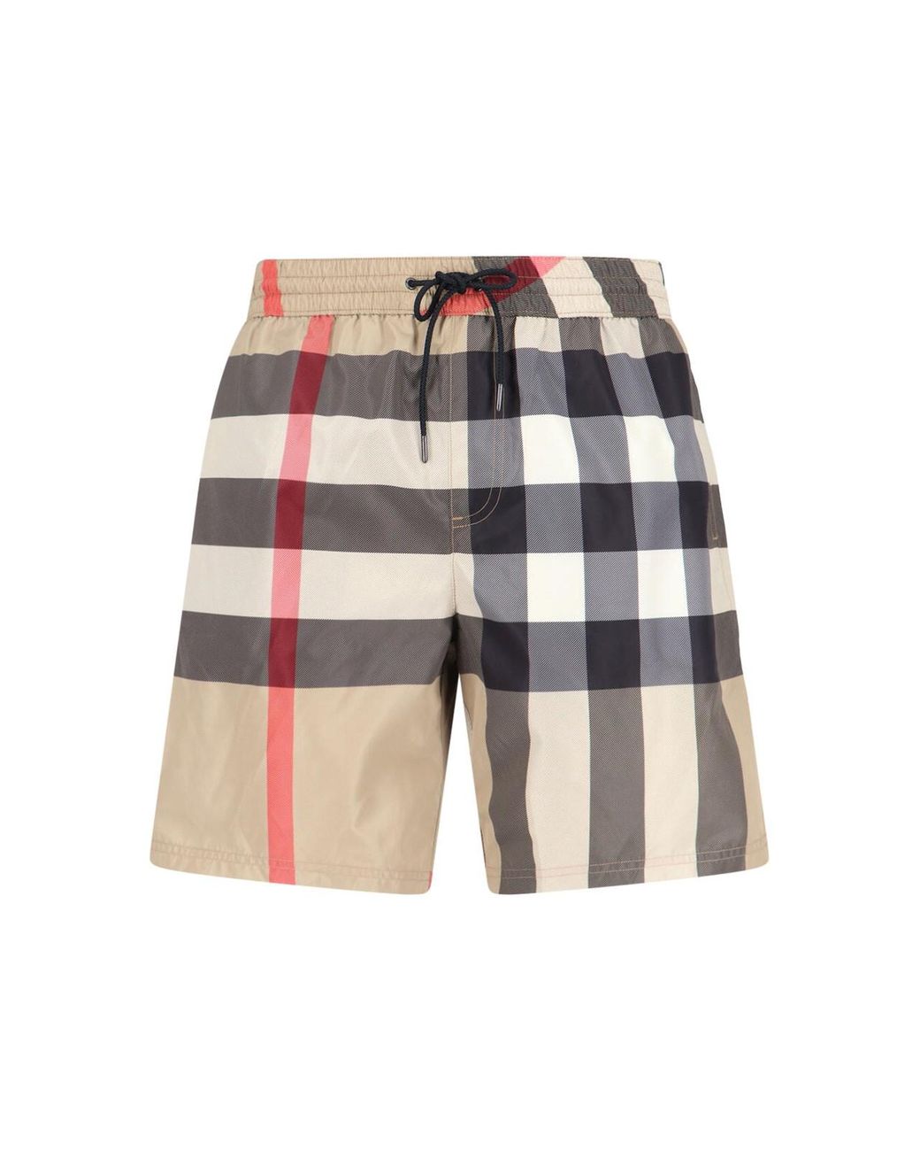 Burberry Multicolor Check Swimsuit for men