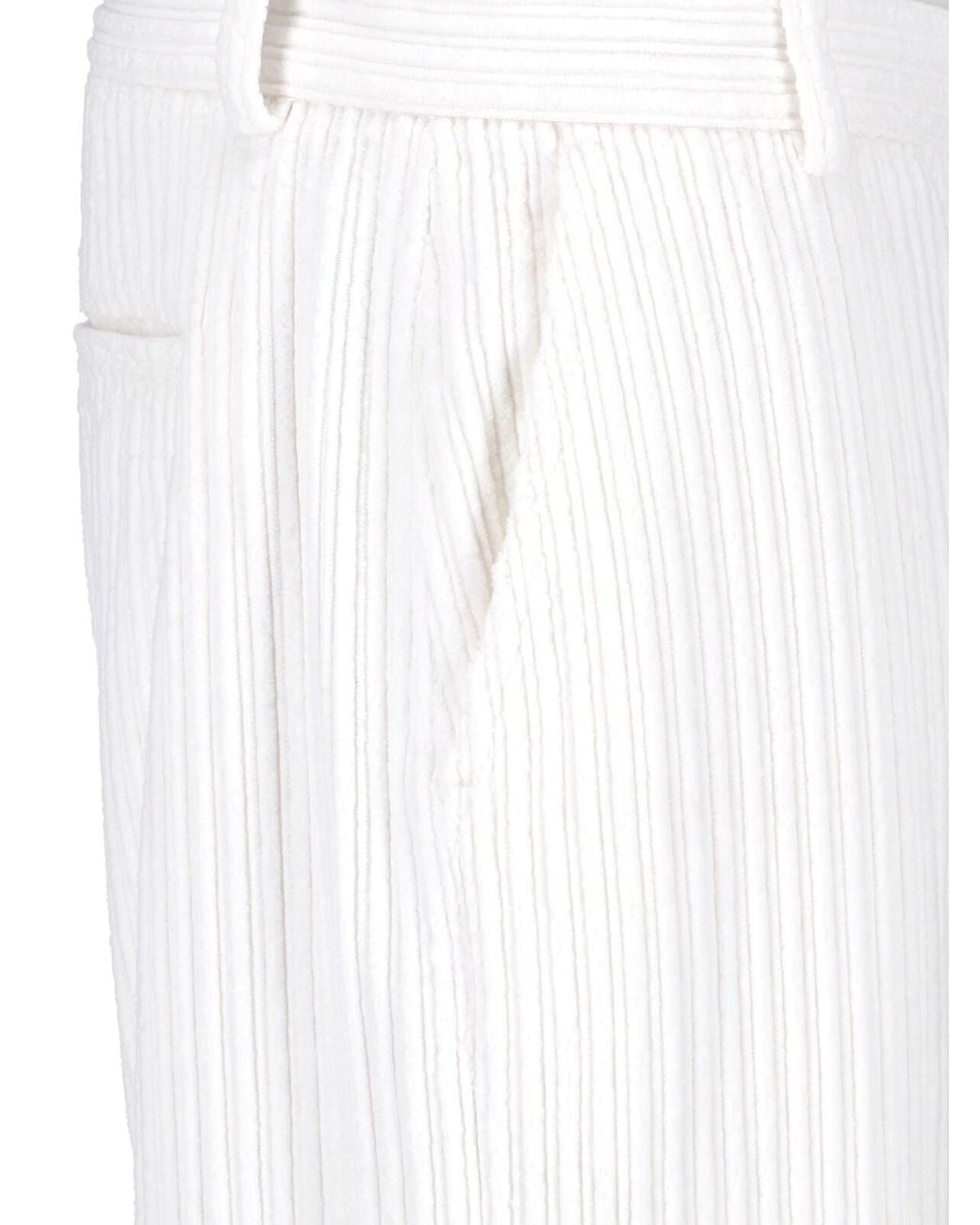 The Row White Trousers “Kenton”