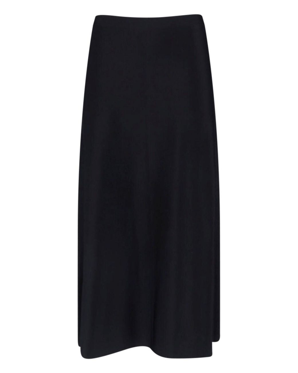 The Row Black Midi Skirt