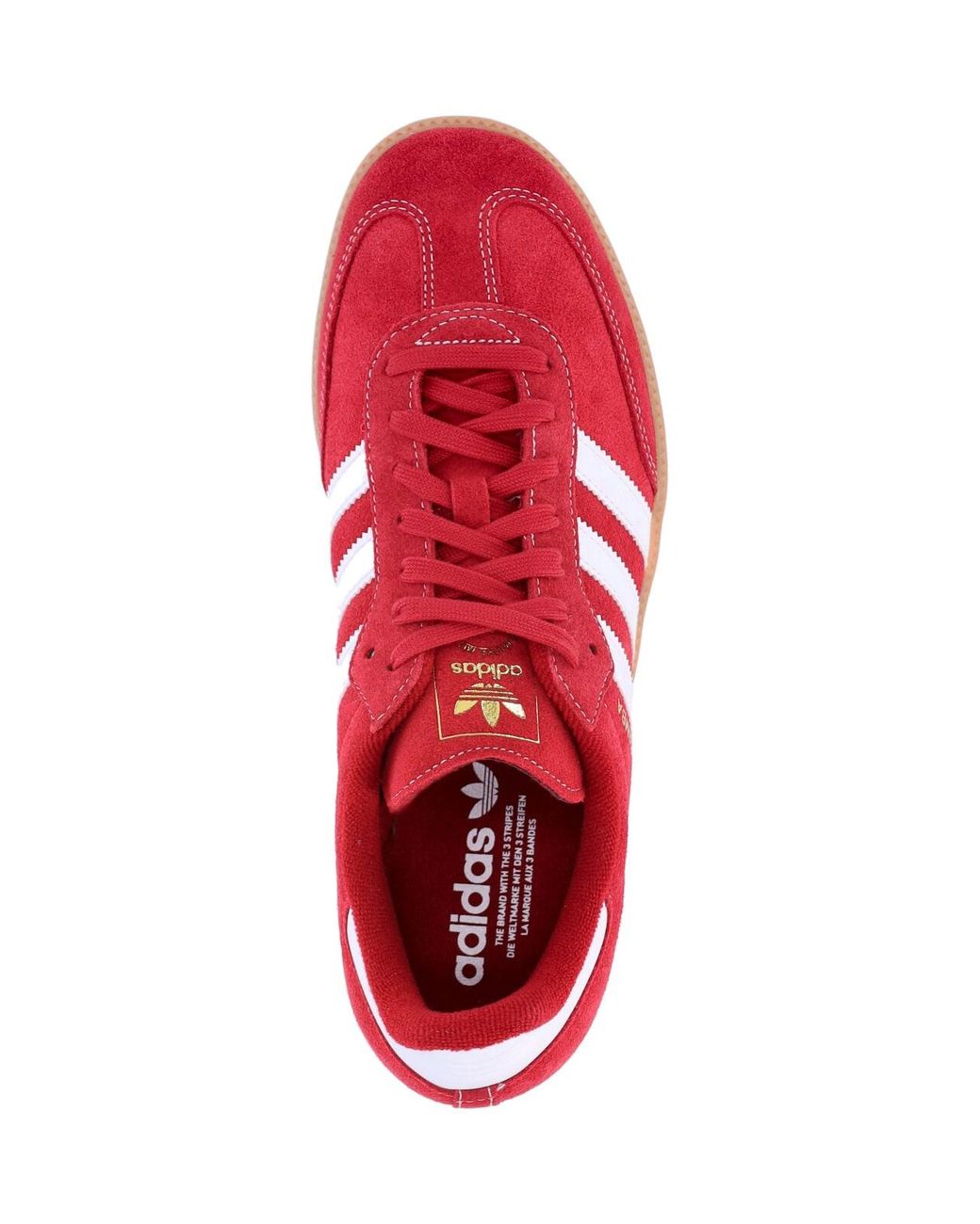 Adidas Red Samba Indoor Sneakers for men