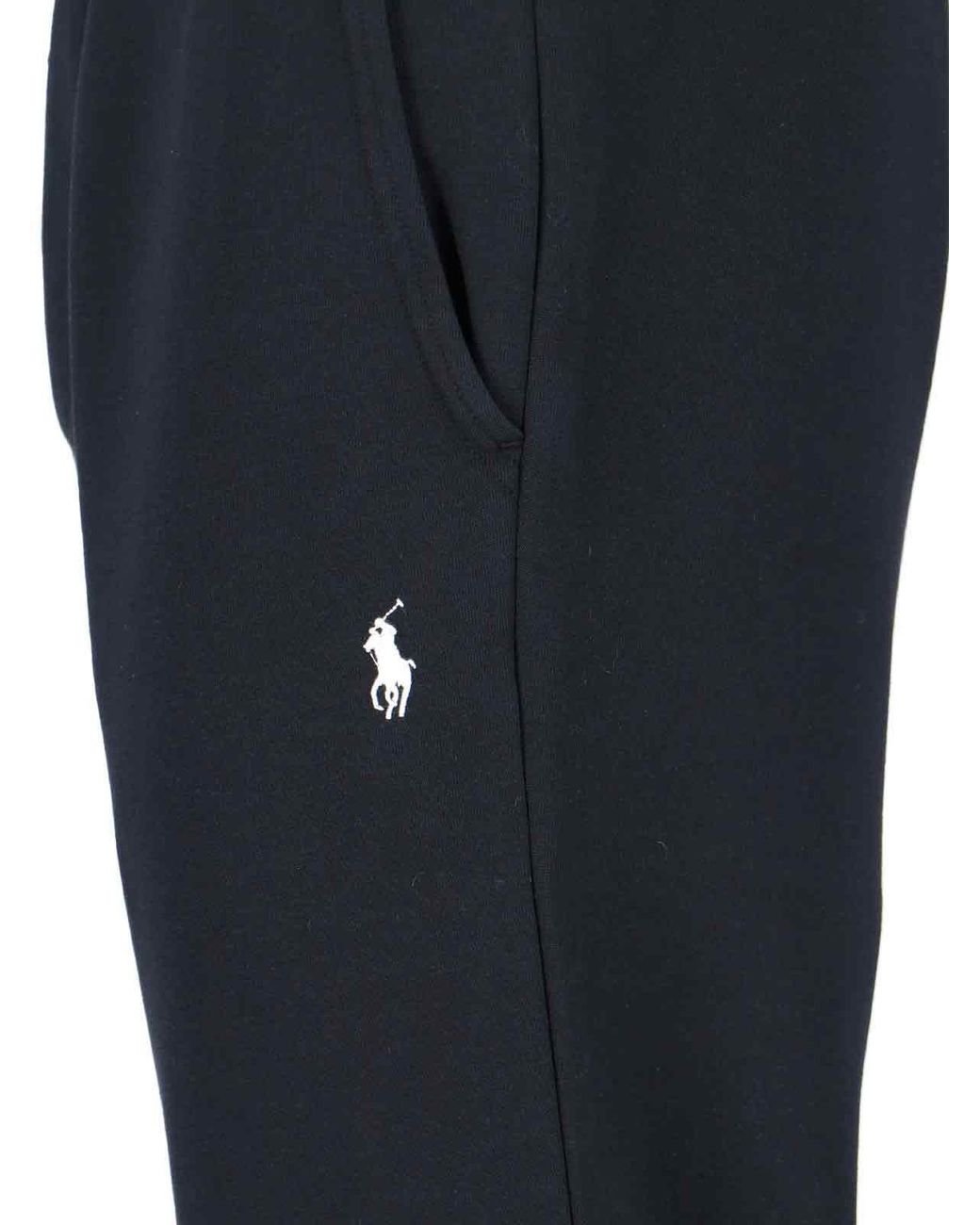 Polo Ralph Lauren Blue Elastic Waist Drawstring Track Trousers for men