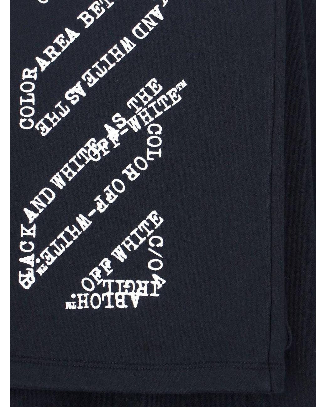 Off-White c/o Virgil Abloh Blue Sweatpants Logo for men