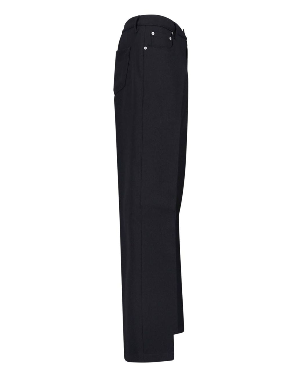 Rick Owens Blue Straight-Leg Trousers "Geth" for men