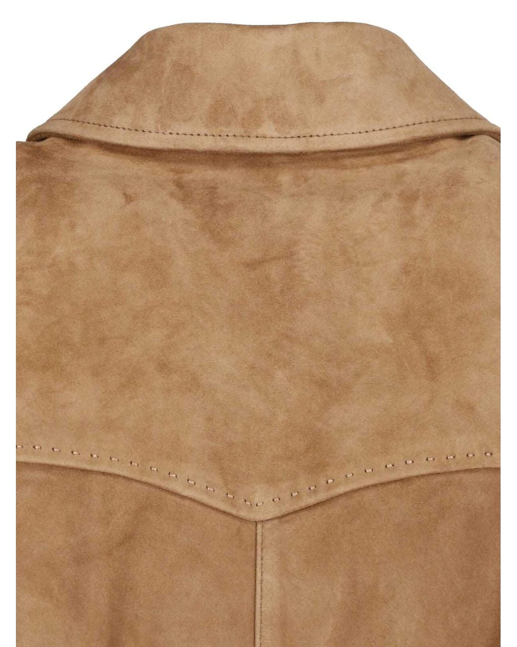 Low Classic Brown Suede Jacket