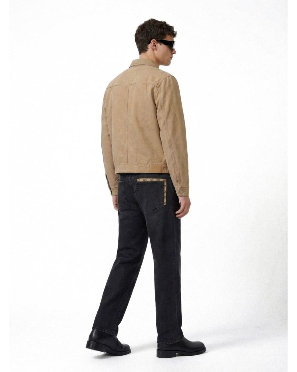 MM6 by Maison Margiela Natural Jacket "Trucker" for men