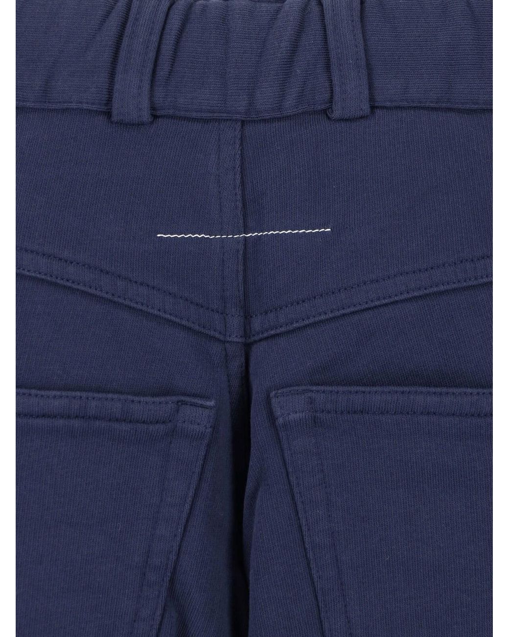 MM6 by Maison Margiela Blue Sweatpants Wide