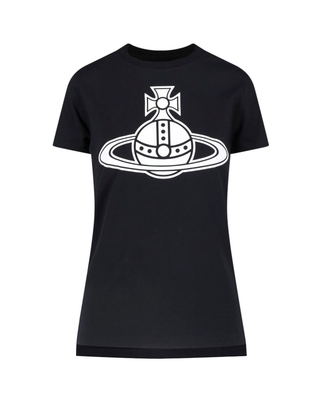 Vivienne Westwood Black Orb Logo Graphic T-Shirt