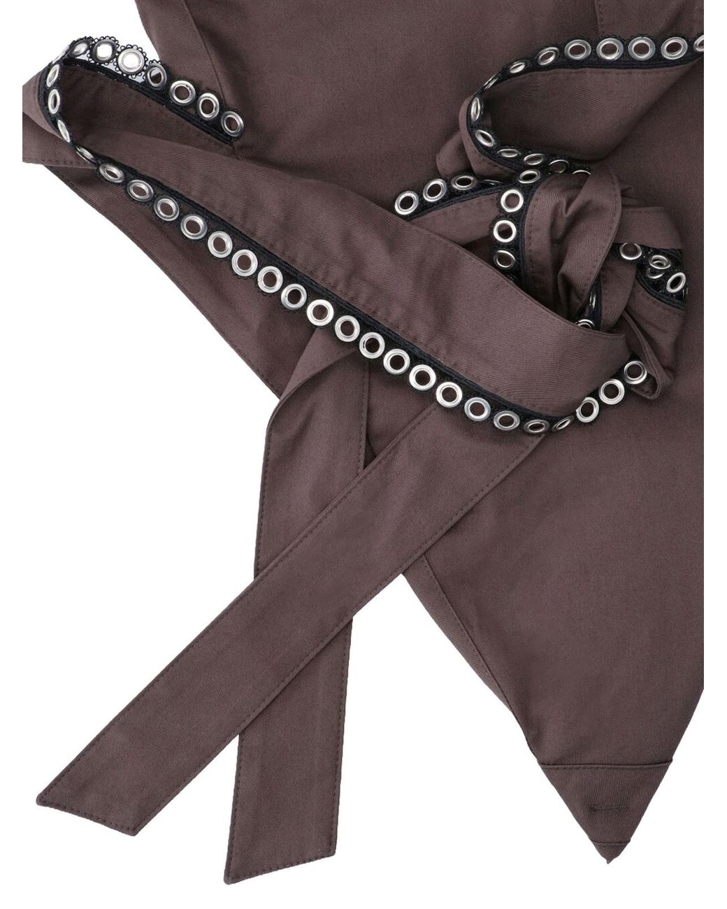 Kiko Kostadinov Brown Shoulder Pouch "Kest" for men