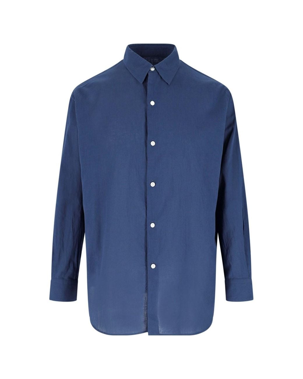 Kaptain Sunshine Blue Cotton Shirt for men
