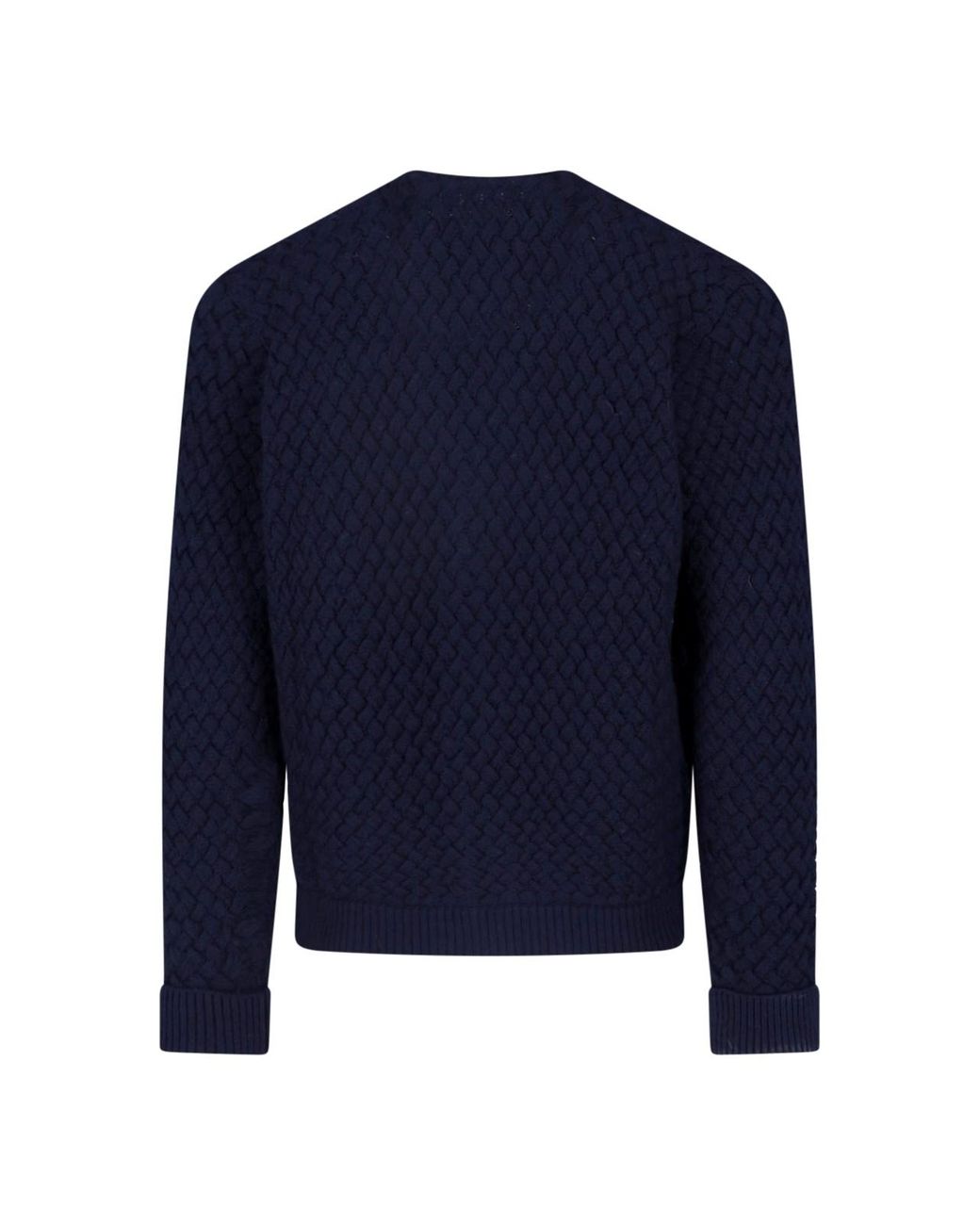 Bottega Veneta Blue Wool Cardigan for men