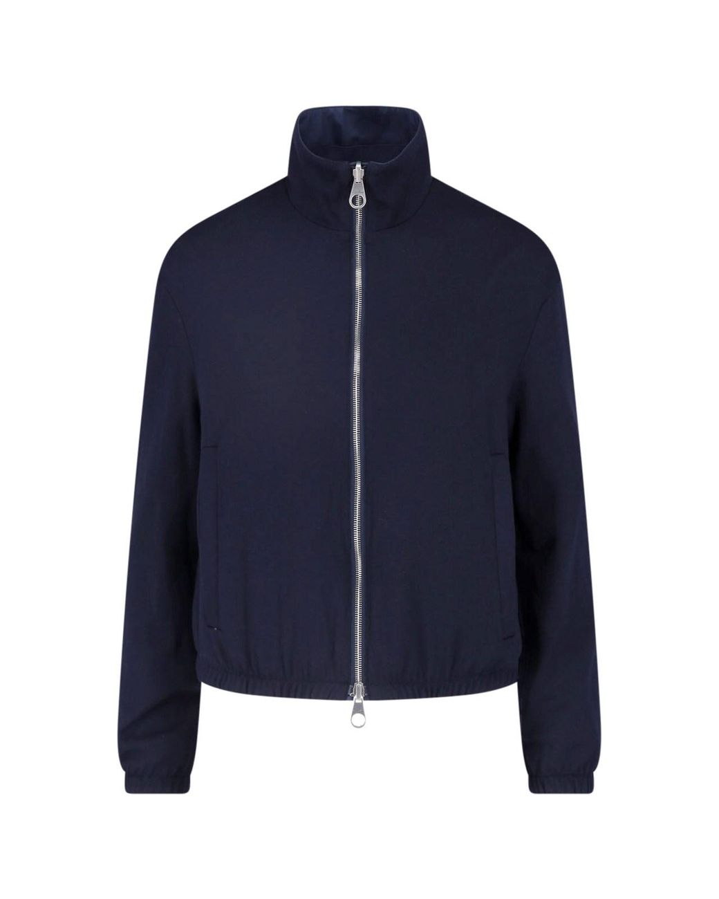 Loro Piana Blue Reversible Bomber Jacket "Windmate"
