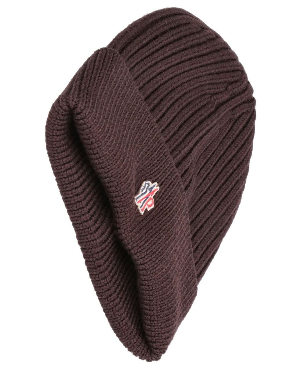 Moncler Red Virgin Wool Beanie for men