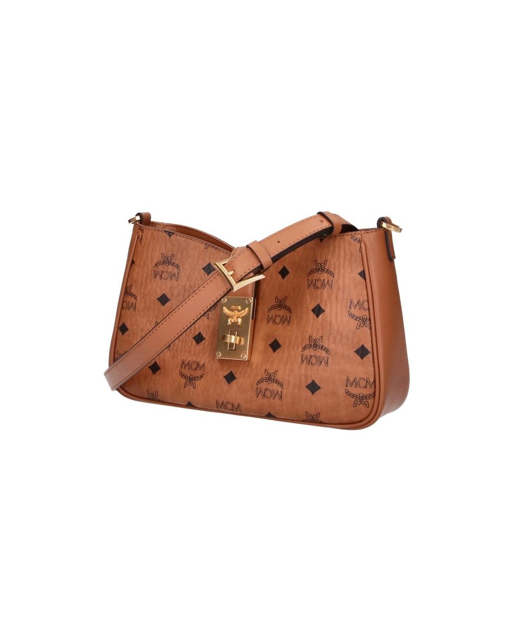 Borsa A Spalla Piccola "Tracy" di MCM in White
