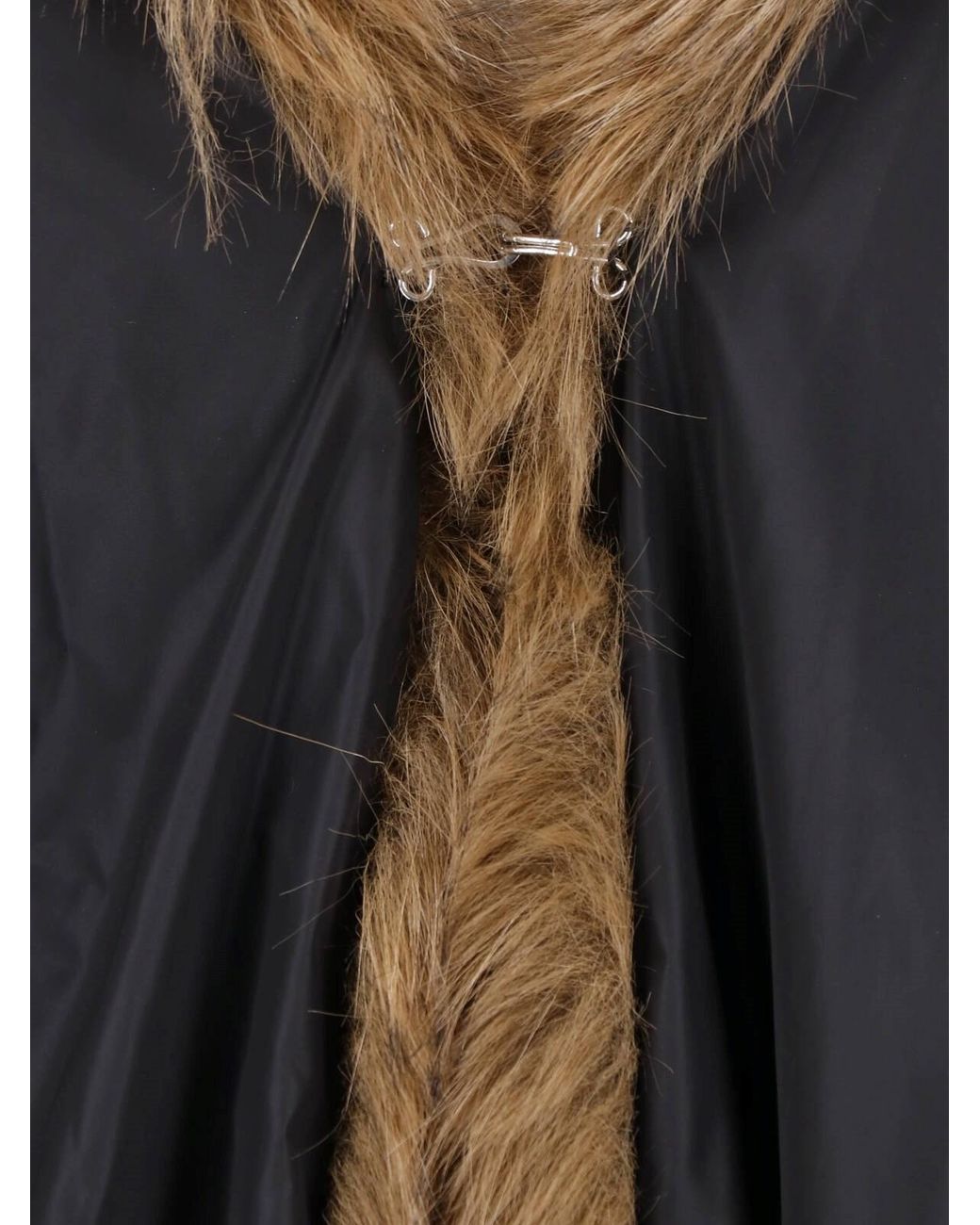 Moncler Natural Faux Fur Scarf