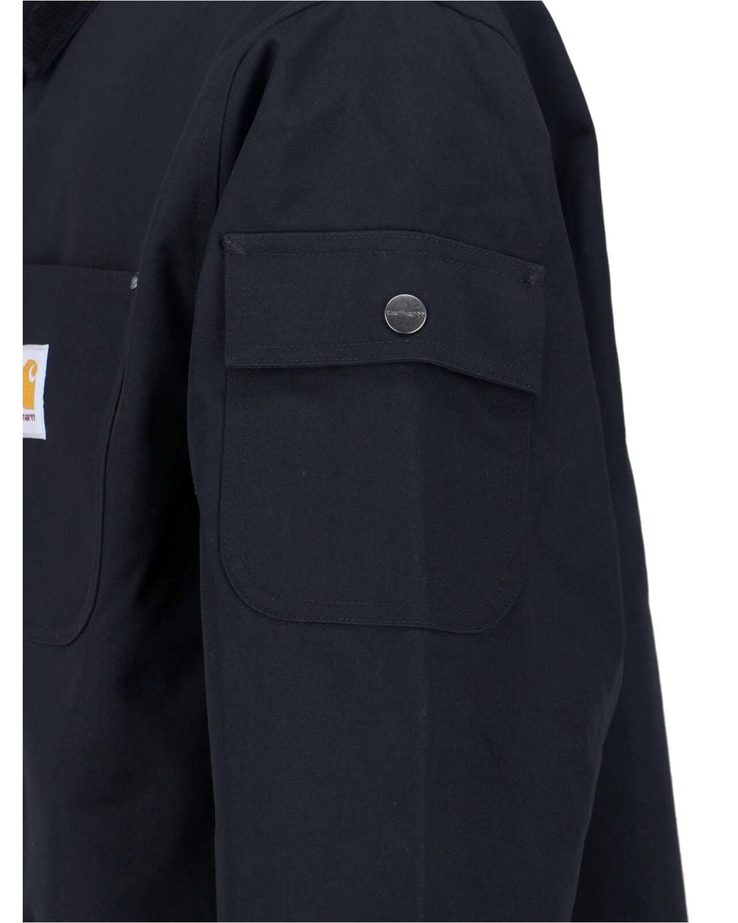 Carhartt Blue Clapton Structured Four Pocket Jacket for men