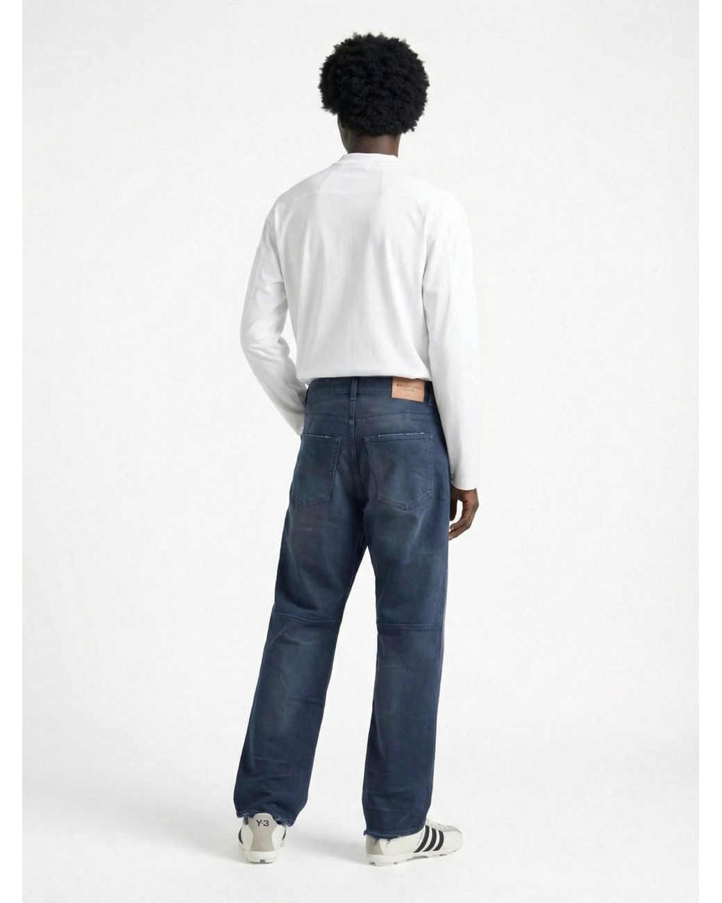 Laminar White Cotton T-Shirt for men