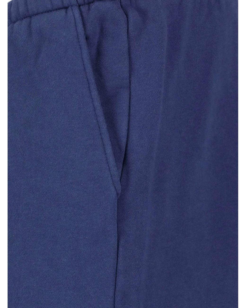 Sporty & Rich Blue Sweatpants Logo