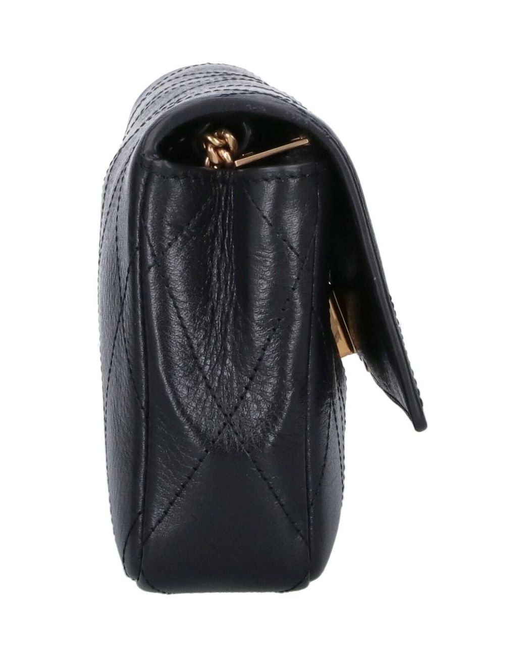 Tory Burch Black Wallet With Chain “Charlie”