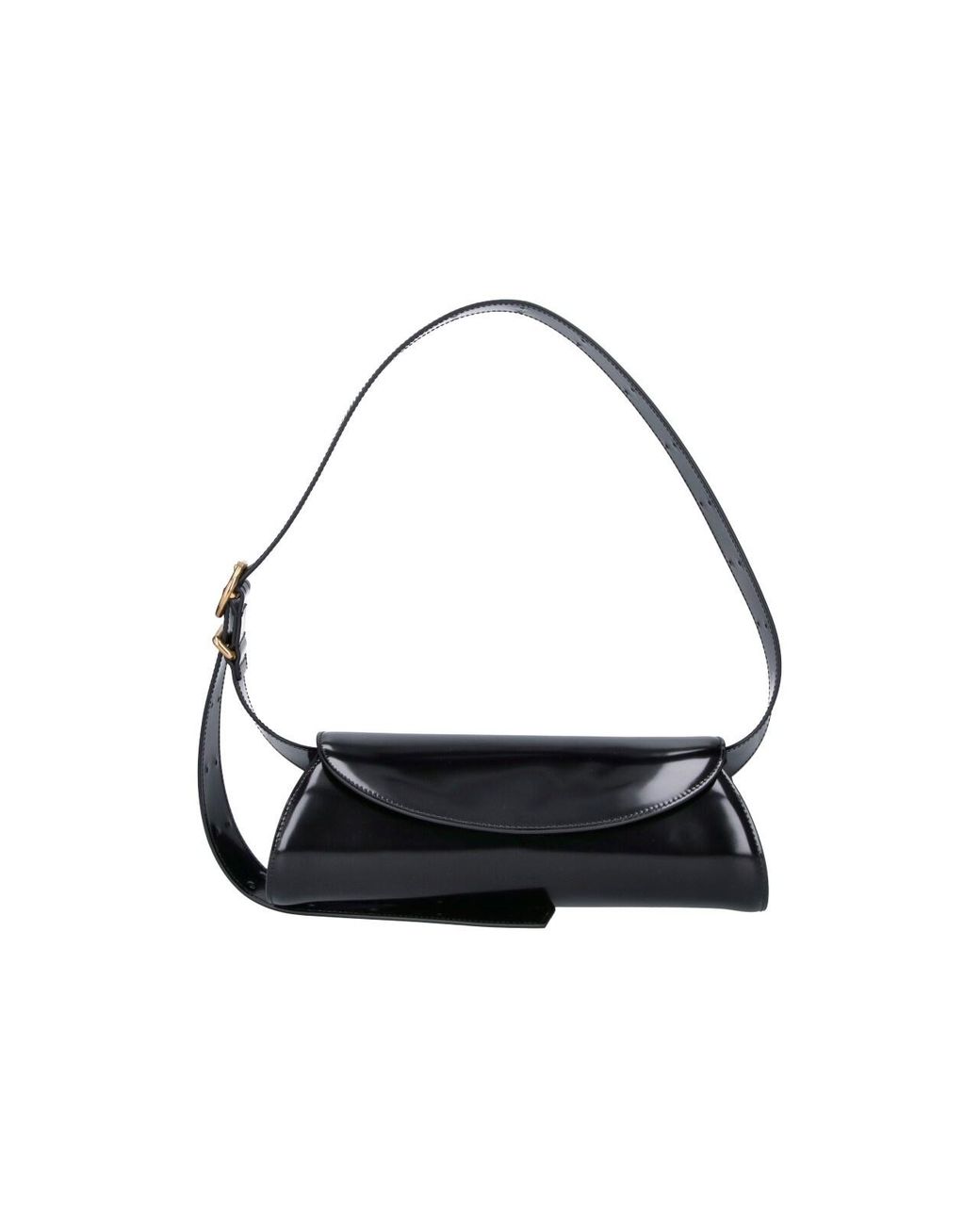 Jil Sander White Leather Shoulder Bag
