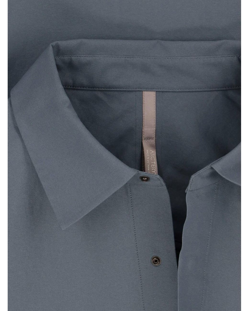 Veilance Blue Shirt "Stema" for men