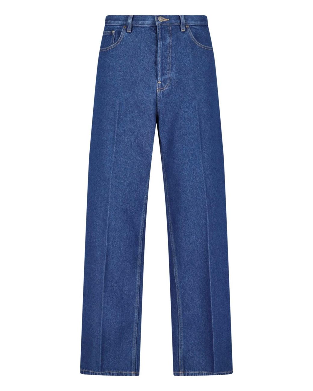 Valentino Blue Straight Jeans “Vgold” for men