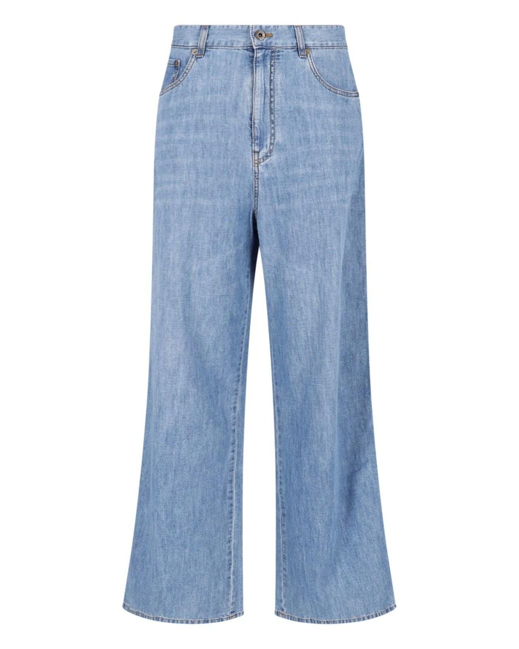 Miu Miu Blue Wide Jeans