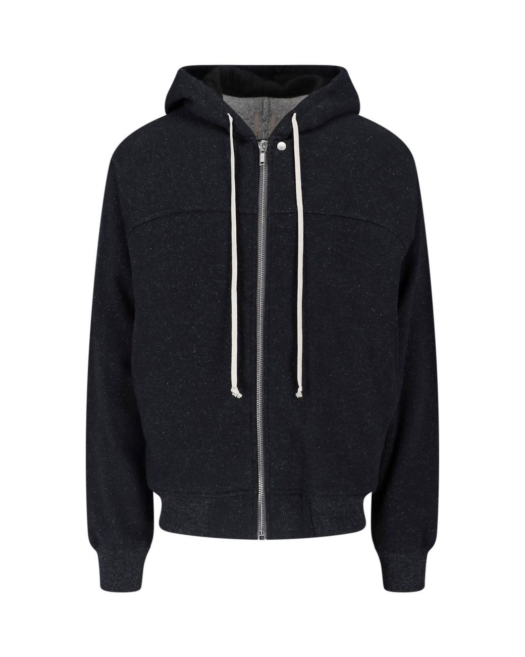 Rick Owens Blue Hooded Sweatshirt for men