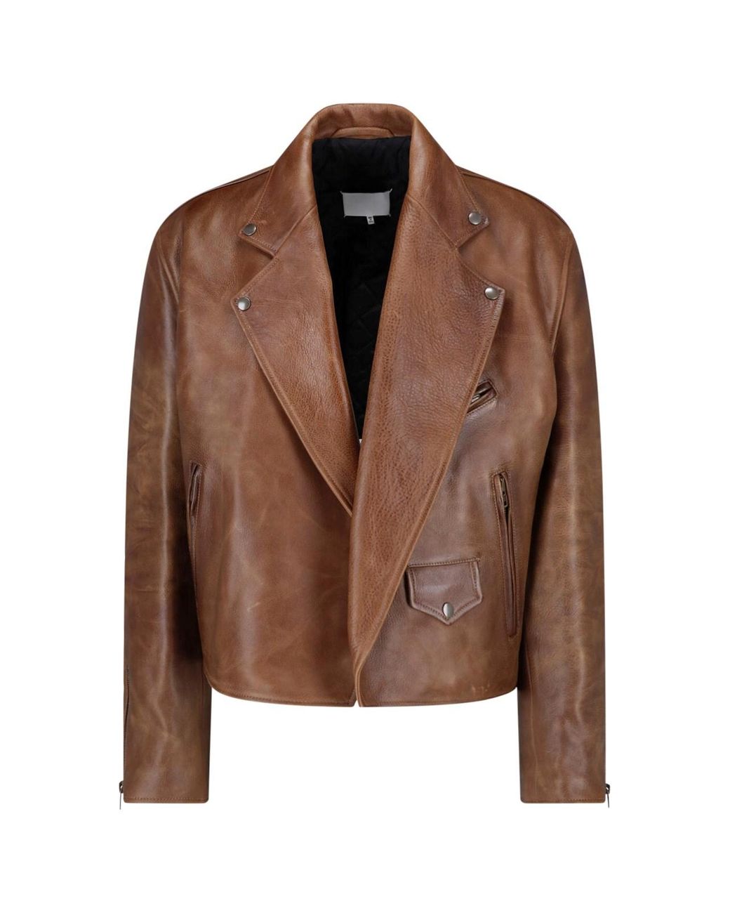 Maison Margiela Brown Calfskin Jacket for men