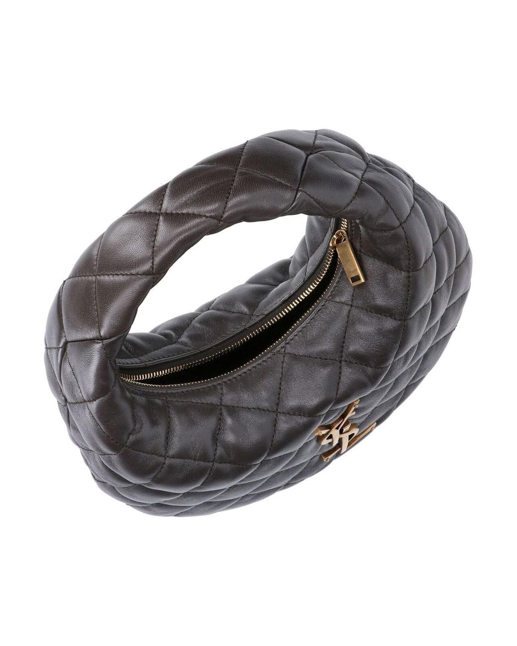 Saint Laurent Black Hobo Bag "Icarino"