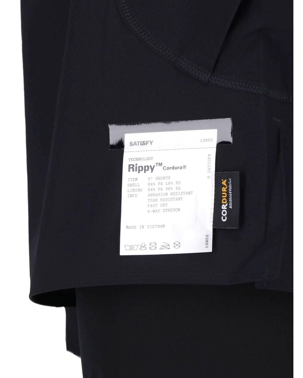 Satisfy Blue Sports Shorts "Rippy Cordura" for men