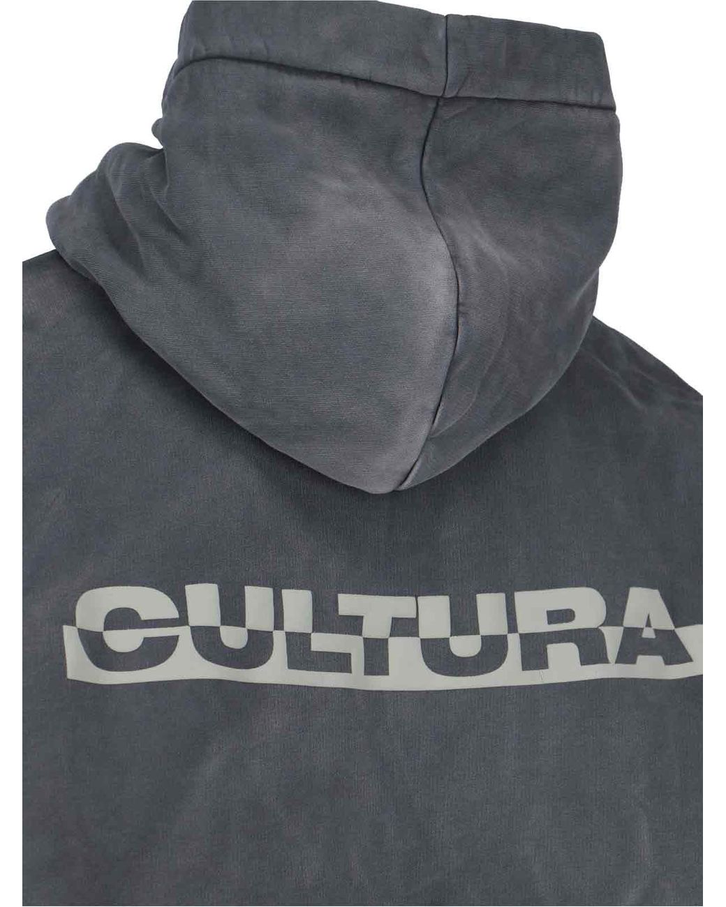 Cultura Gray Logo Hoodie for men