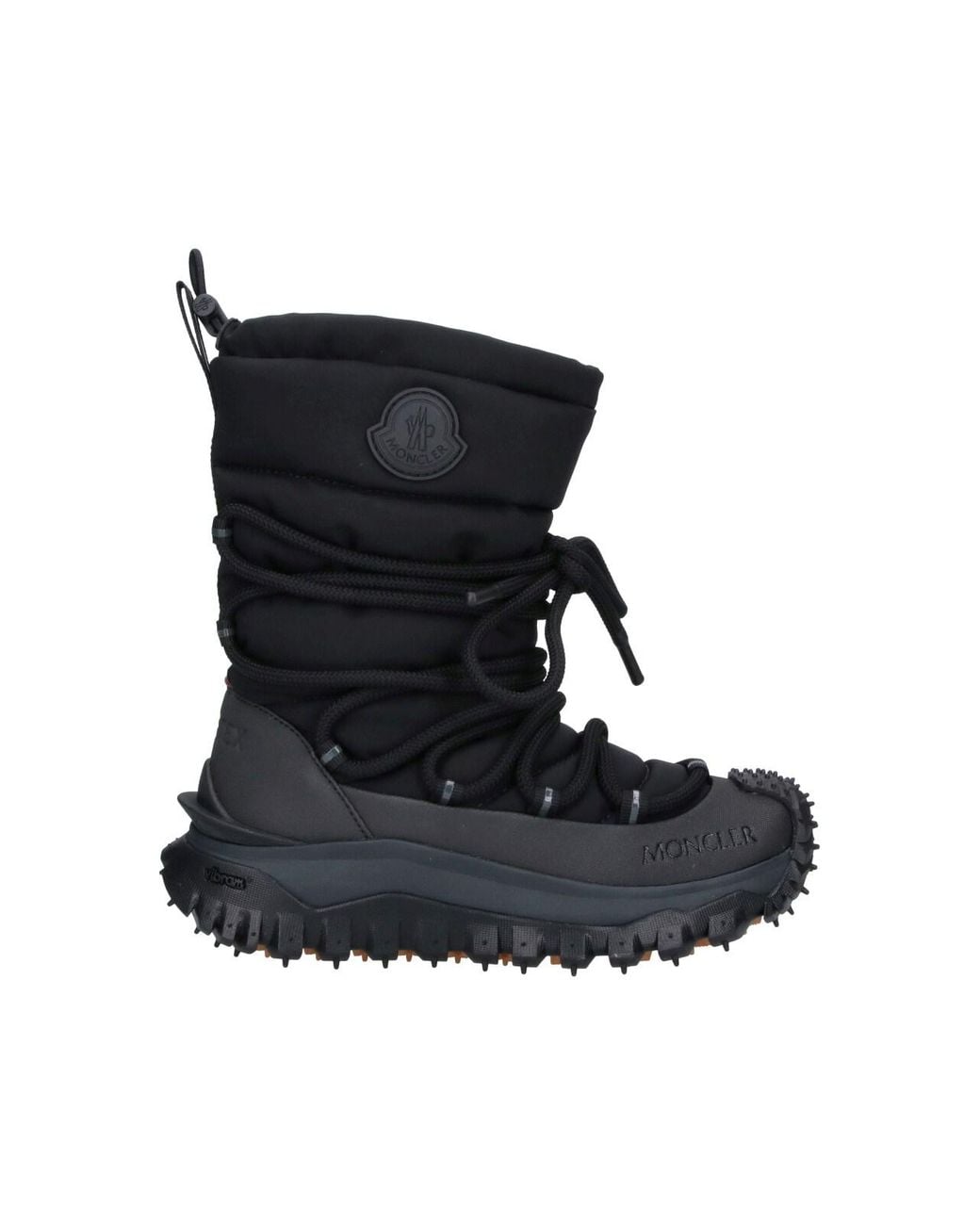 Moncler Black Lace-Up Boots "Trailgrip Gtx"