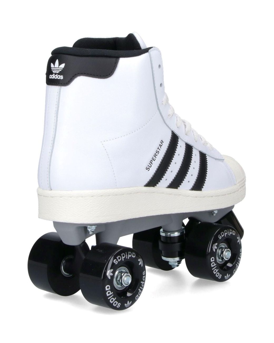 Adidas White Sneakers Pelle