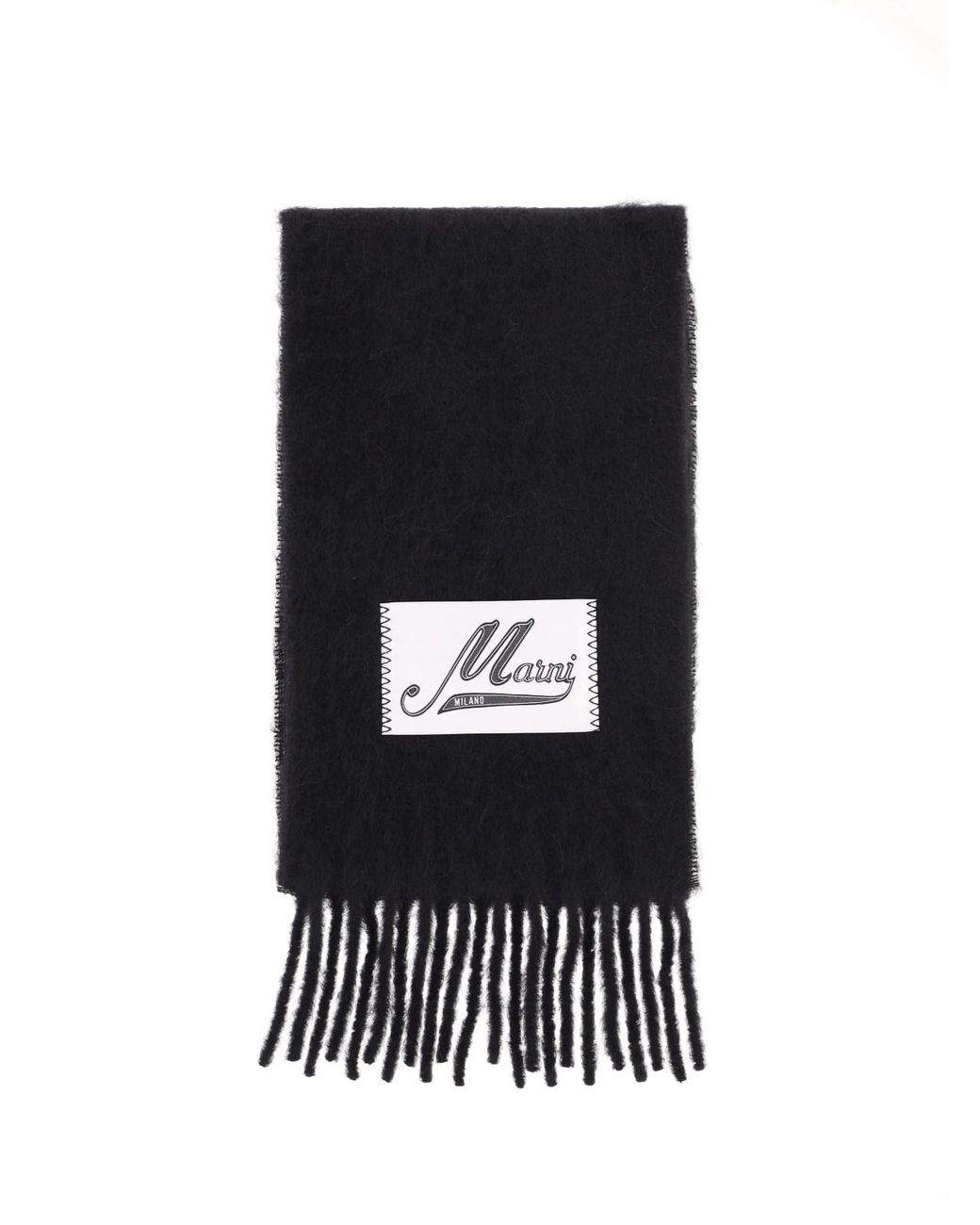 Sciarpa In Misto Alpaca di Marni in Black