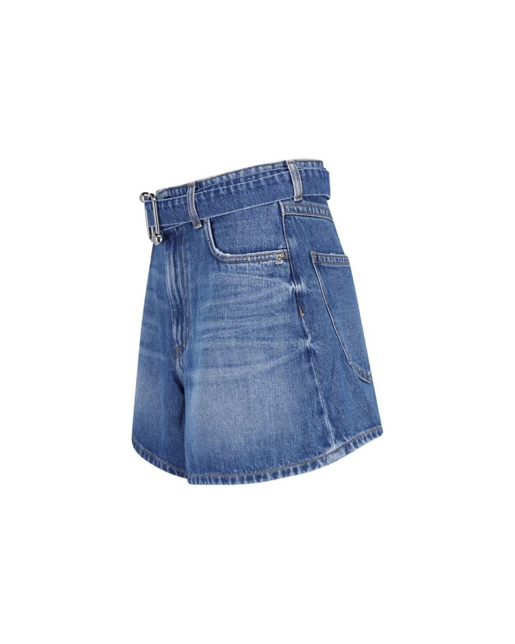 Sportmax Blue Denim Shorts